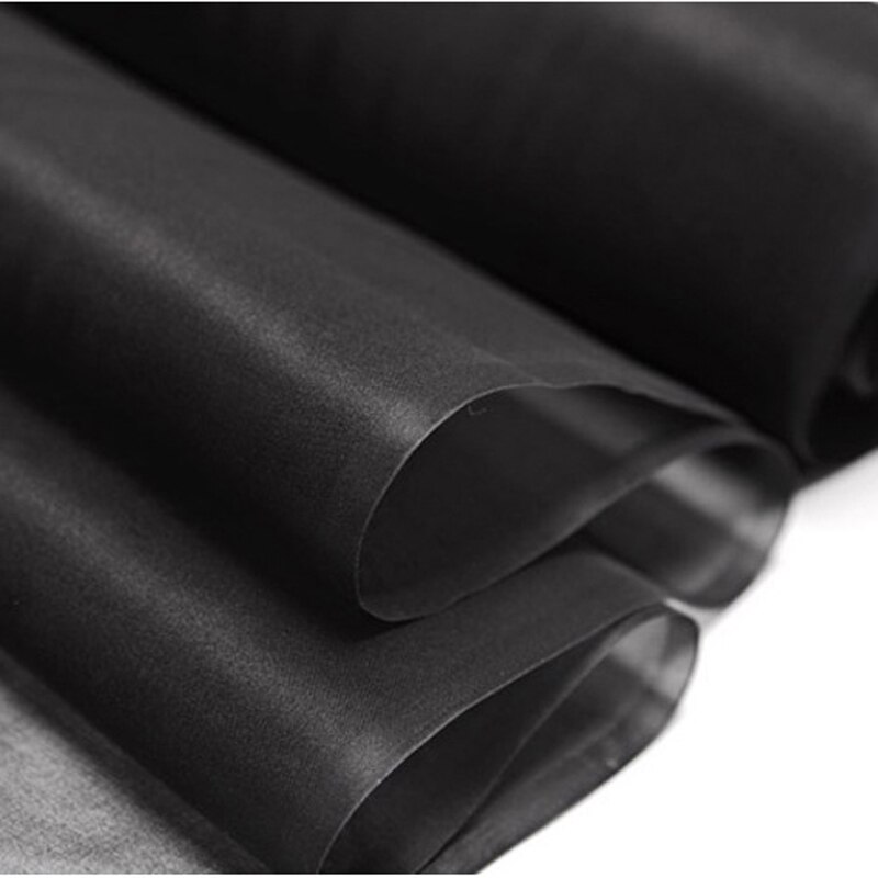 Telas de seda para vestidos blusa bufandas ropa de boda Metro 100% seda pura gasa más color de gama alta David