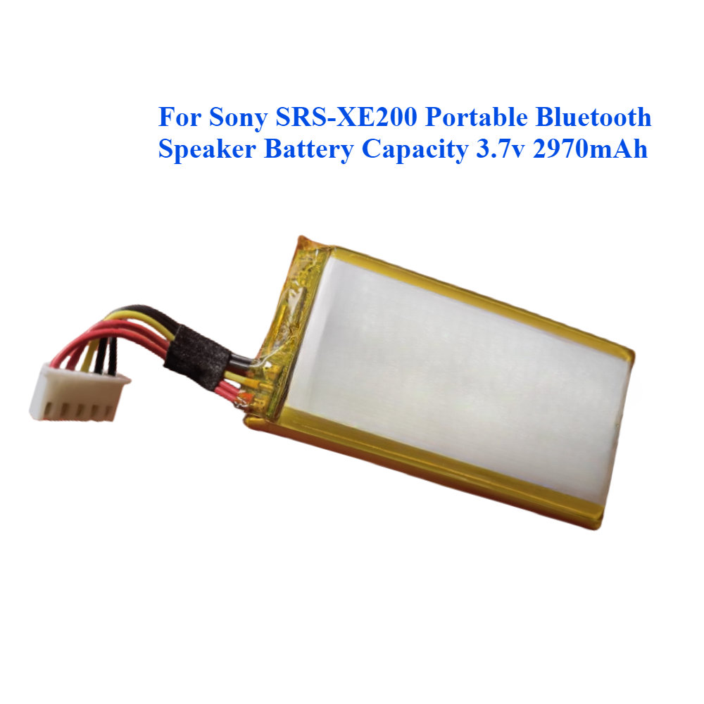Para Sony SRS-XB13 XB12 XB10 XB31 XB32 HG1 HG2 HG10 ST-06 06S X3 XB2 XB01 XB20 XB40 XB41 XB43 SF-08 02 Bateria de alto-falante Bluetooth: YELLOW