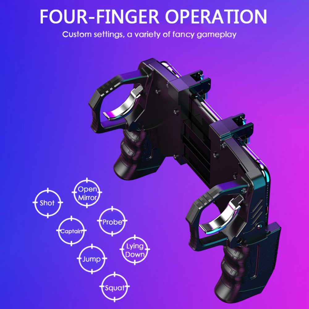 STONEGO Multifunktionale Universal Mobile Gamepad Controller Joystick Trigger Gamepad Für Handy Schießen Spiel Hilfs