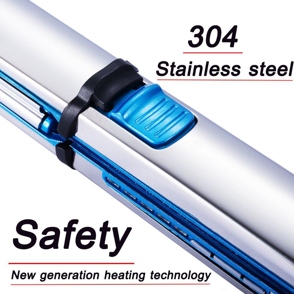 Keramische Stijltang Flat Iron Safty Snelle Verwarming Elektrische Haar Ijzer Haar Krultang Tang Naano Titanium Steil Haar Machine