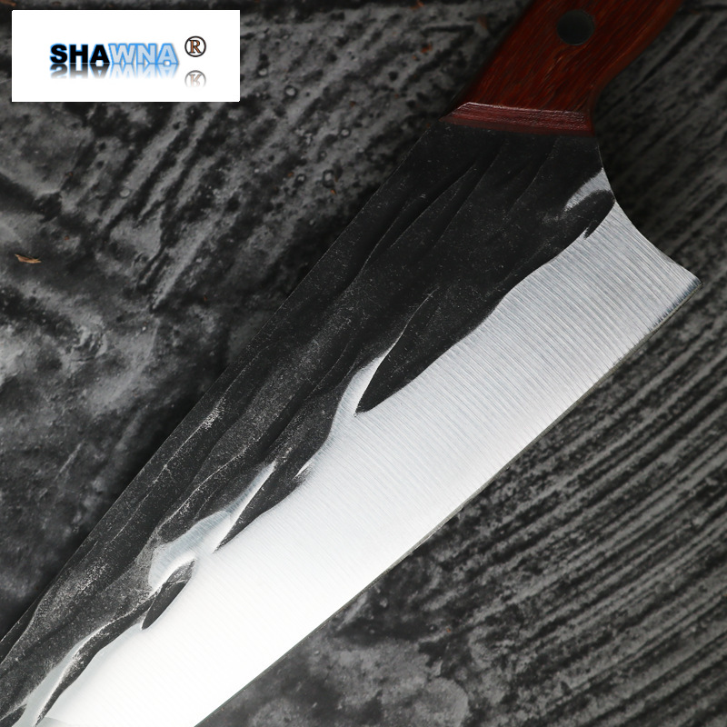 Forged Damascus Cleaver Knife Stainless Steel Chinese Vegetable Meat Chopping Kitchen Knives Cleaver Slicing Chef Knife