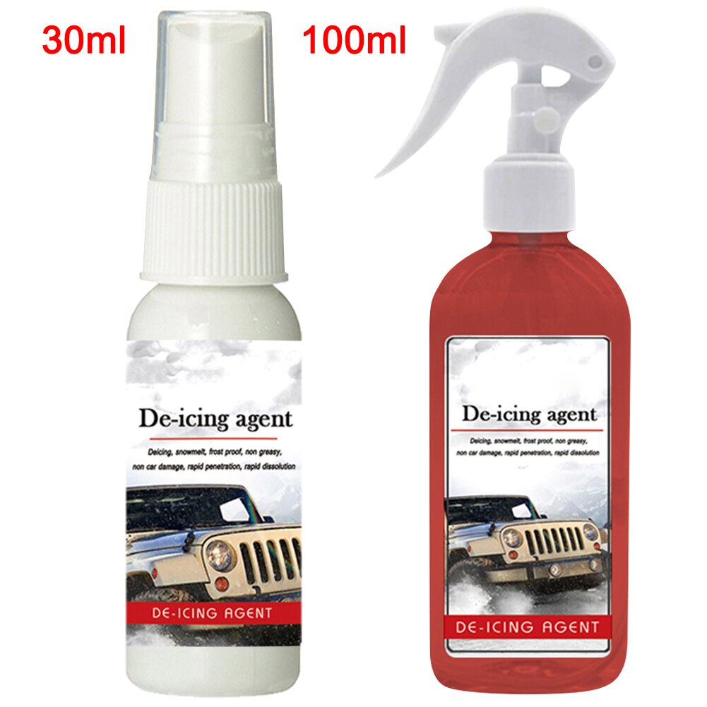 De-Icing Agent De-Icer Melts Snow Frost Winter Auto Car Window 30ml/100ml P7Ding