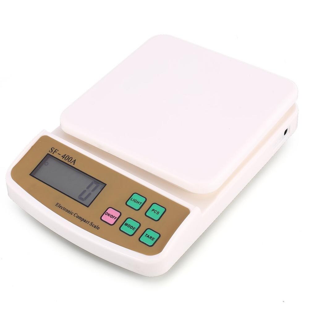 Digital vægt 10000g præcision g/oz/lb/kg tara funktion vægtmåling til køkkenbagning mad te-blad tara vejning