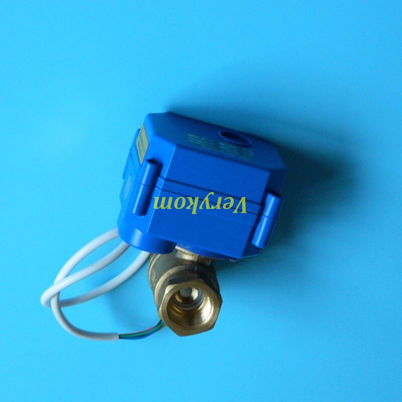 12 vdc 1/2 "  dn15 dc 12v messing gemotoriseerde kogelkraan 2 -weg elektrische kogelkranen  cr01 / cr02 / cr05 -draads boiler