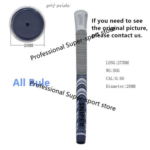 Direct Classic platinum Golf Grips Standard Golf Clubs Grips Rubber Cotton 13pcs/lot: Blue