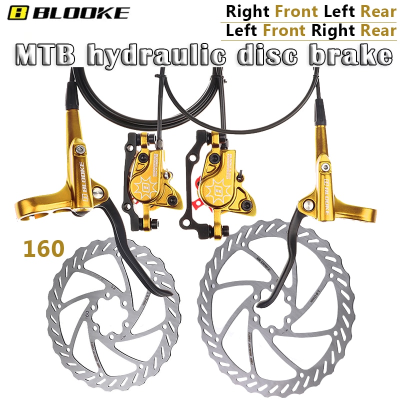 BLOOKE Mountain Bike Oil Brake M620 Hydraulic Disc Brake Caliper Suitable for Bicycle 160mm Brake Disc Aluminum Alloy Pads Parts