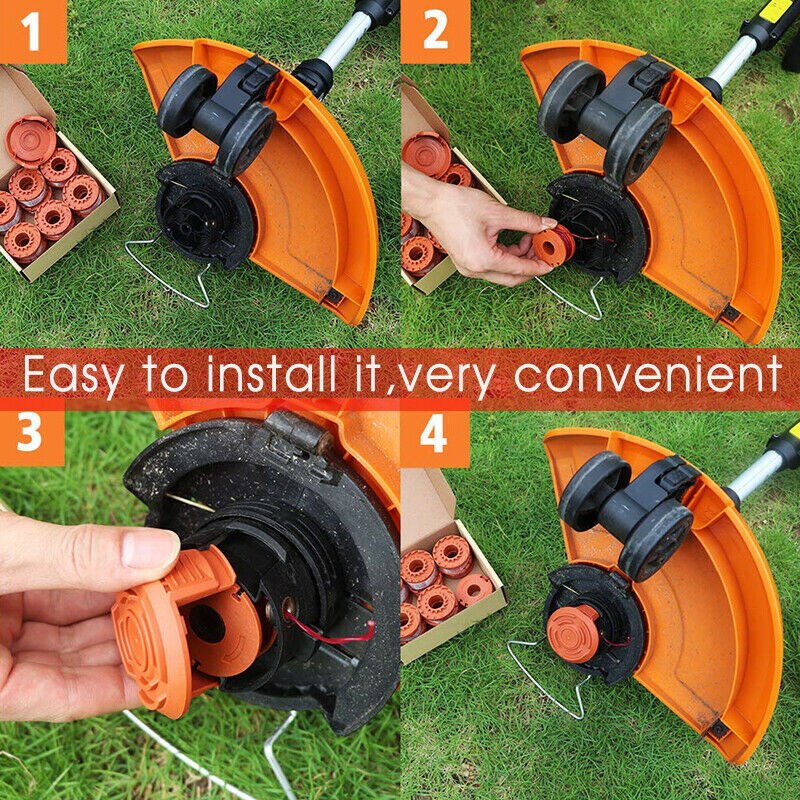 Spool and Line for Ozito LTR-529U for Worx WG119E grass trimmers