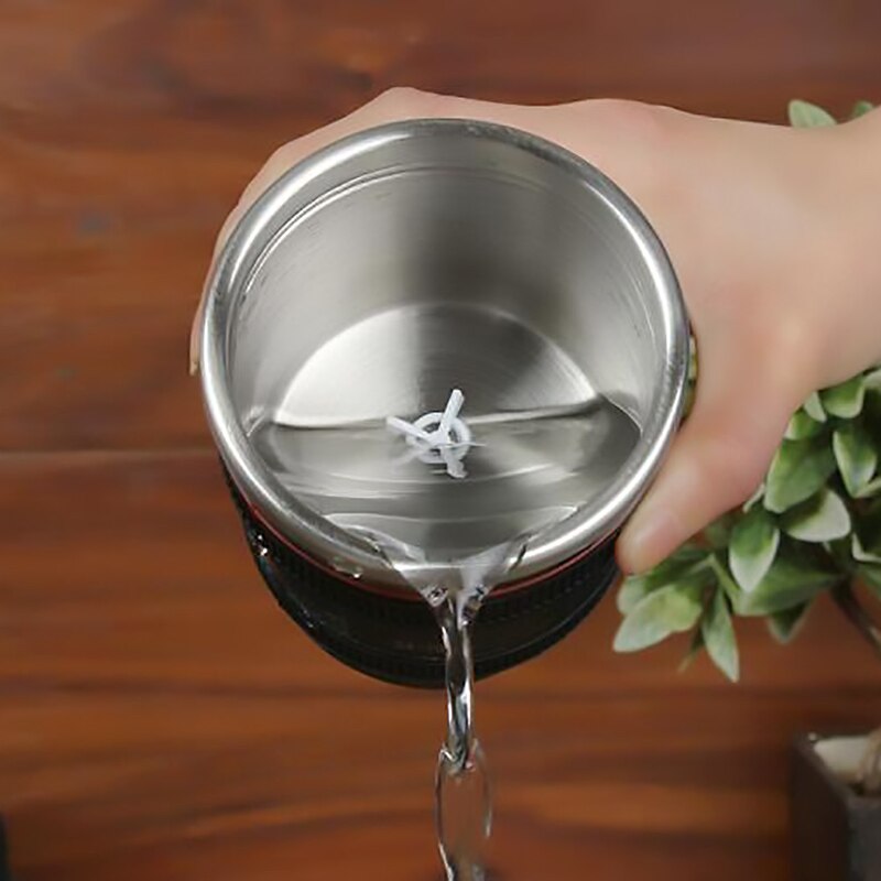 Kameran linssityylinen automaattinen sekoitus kahvi-teemuki itsesekoittuva automaattinen sähköinen kahvikuppi 300ml sh205