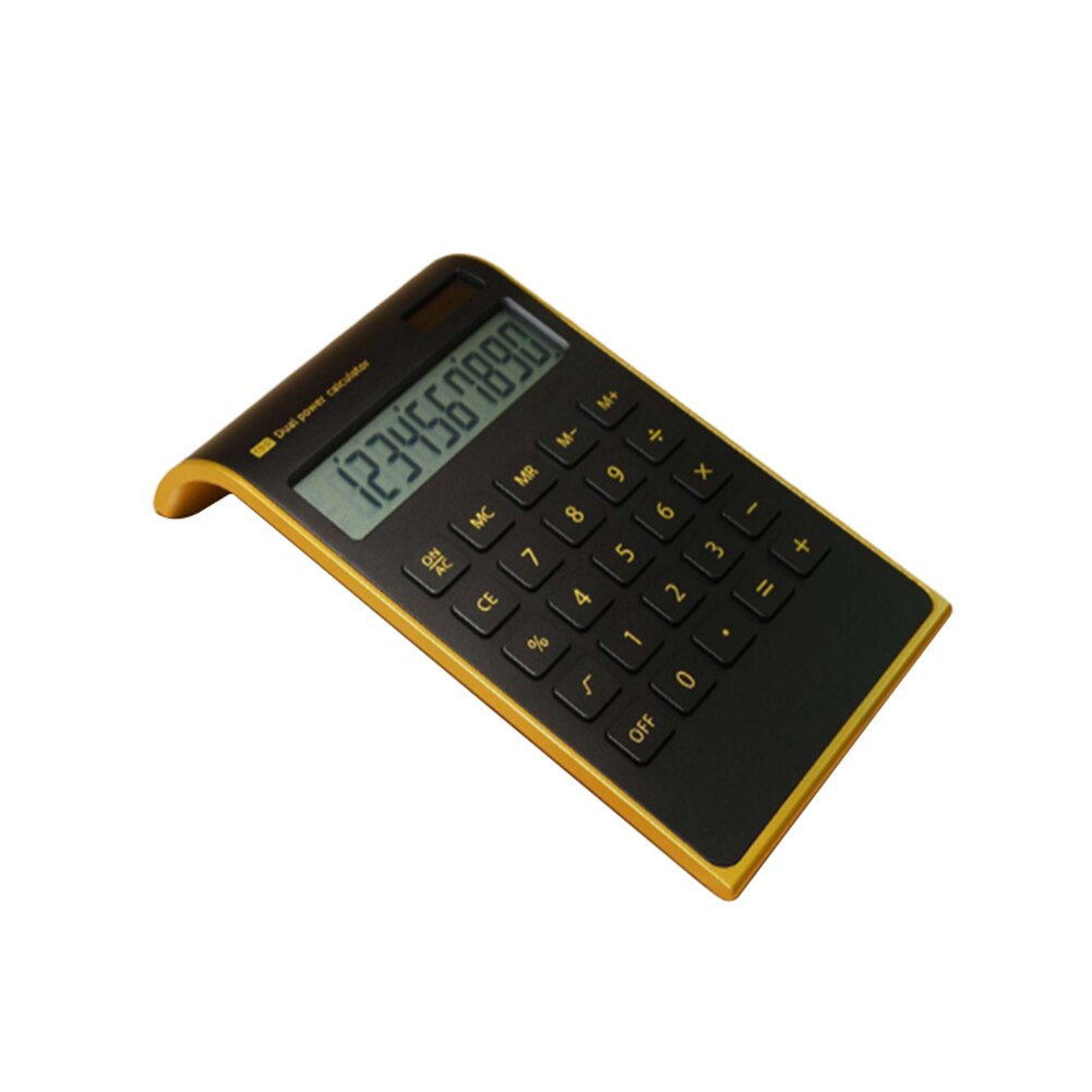 Calculator Solar Power Inclined School Office 10 Digits Desktop Calculator Tool for Engineering Business School
