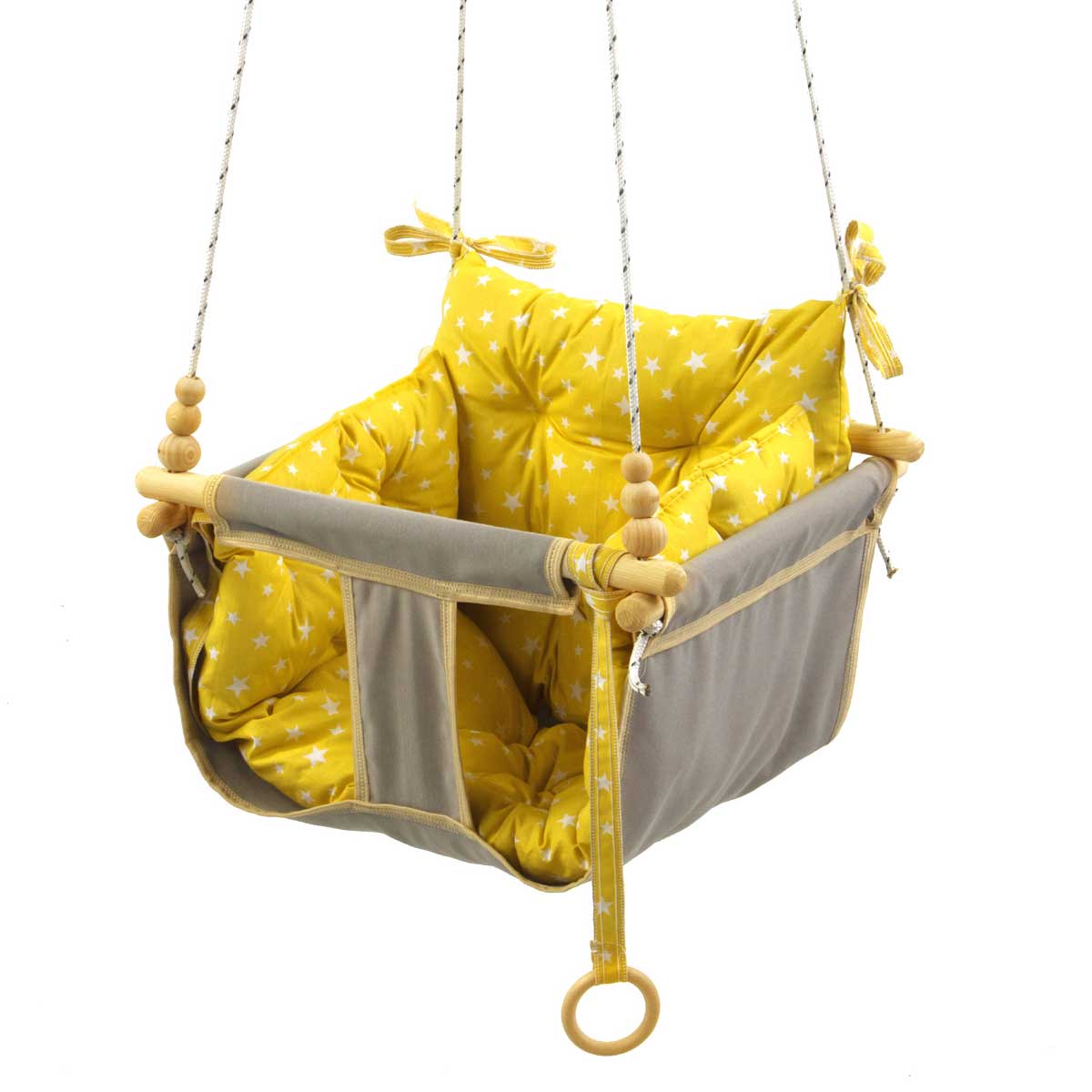 Baby Swing Spelen Activiteit Kinderen Hangmat Plezier Opknoping Jongens Meisjes Baby &#39;S Kinderen Veilig Speelgoed Schommelstoel Canvas Seat Modellen: Gray