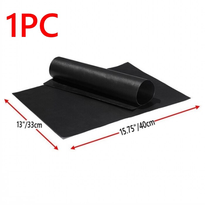 PTFE antiadhésif BBQ accessoires gril tapis Barbecue en plein air plaque de cuisson réutilisable téflon plaque de cuisson pour partie gril tapis outils: 1pc