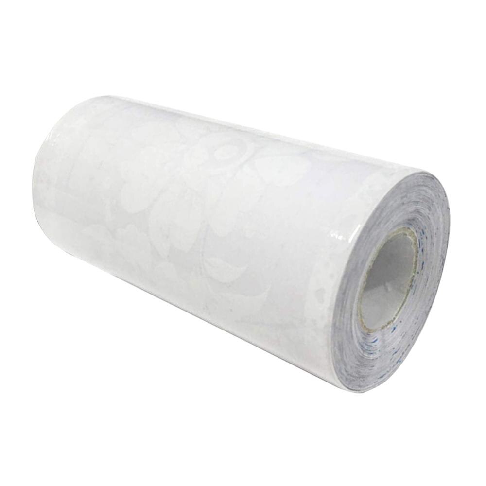 Roll White Lace Transparent Removable Self Adhesive Wallpaper Border Peel Waterproof Window Film Mirror Rustic Floral 40DC12: Default Title