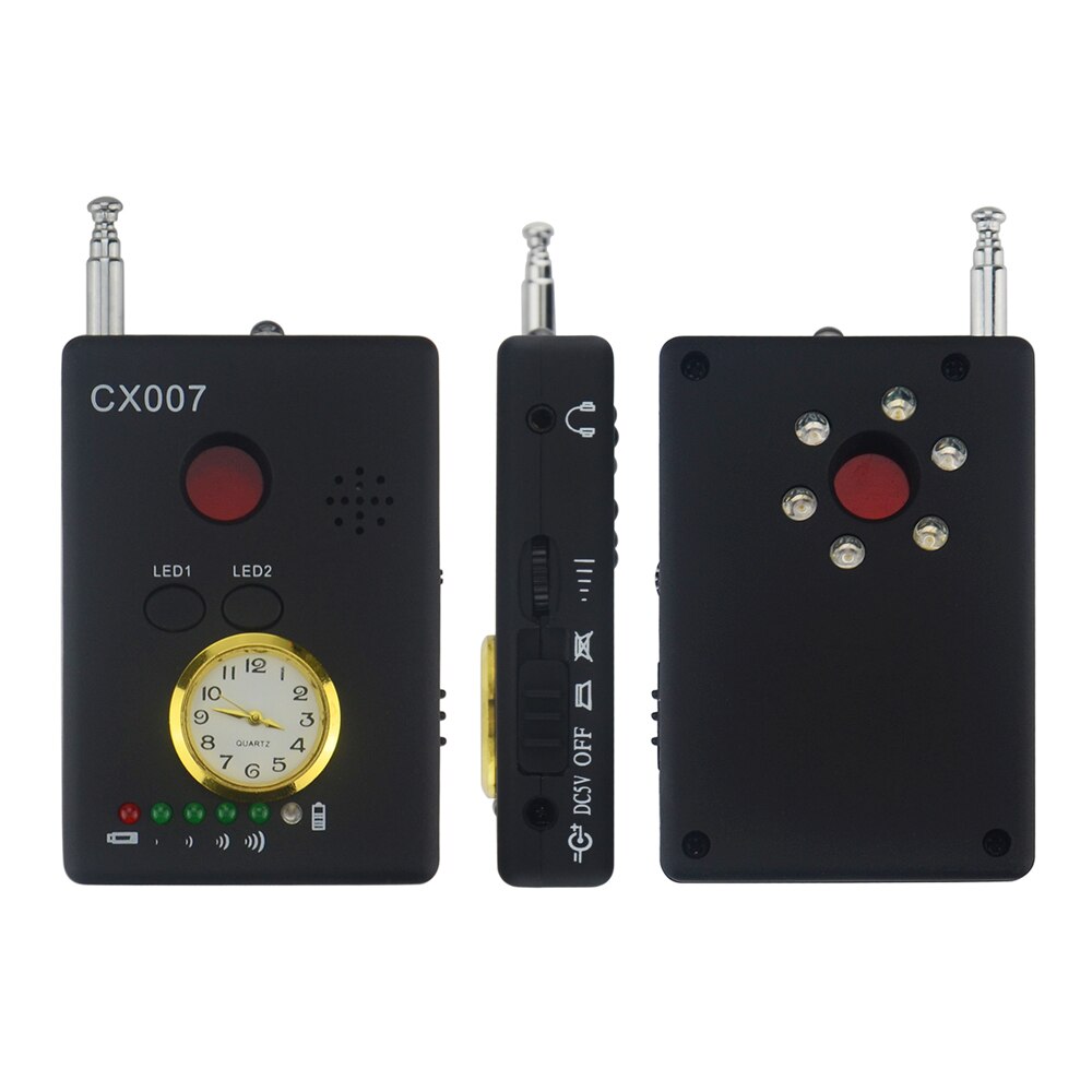 Multi-functional Full-range RF Wireless Wave Signal Radio Detector Camera Auto-detection Tracer Finder Scanner Finder CX007