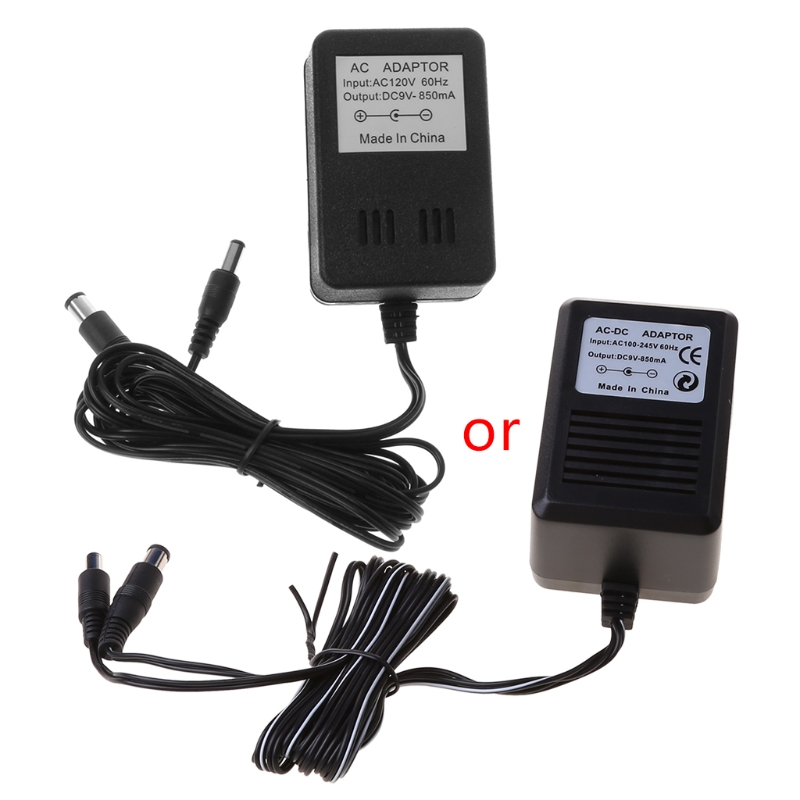 Us Plug Ac Power Ingang 110-240V 60Hz Output Is Dc 9V 850mA Adapter Kabel voor Nes Super Nintendo Snes Sega Genesis