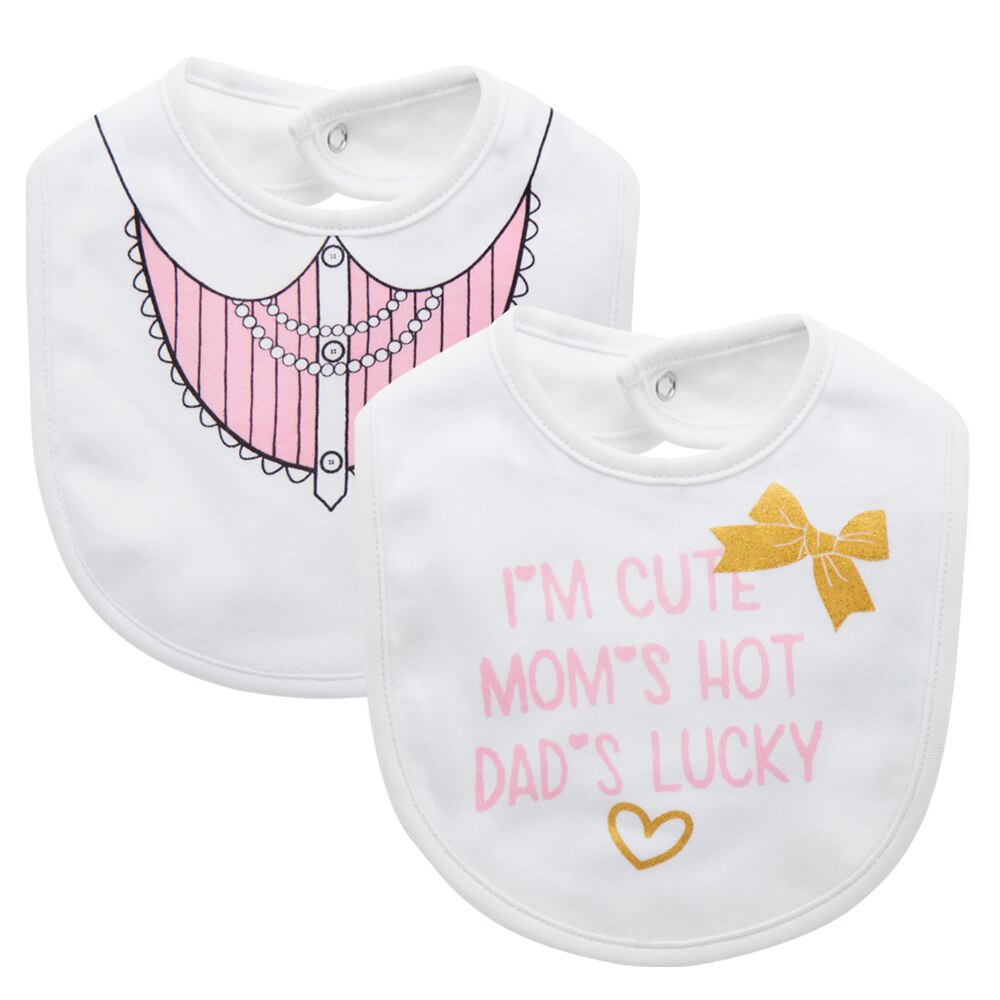 Baby slabbetjes 3 stuks handdoek bebe driehoek voeding boerendoek kraag sjaal waterdicht schort cartoon handdoek