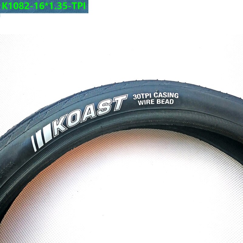 KSMART-neumáticos de ciclismo K1085 de 14 ", 16" x 1,35, 254, 305, 60TPI, delgados, para bicicletas plegables FNHON, 1 unidad: 1pc 16x1.35 KOAST
