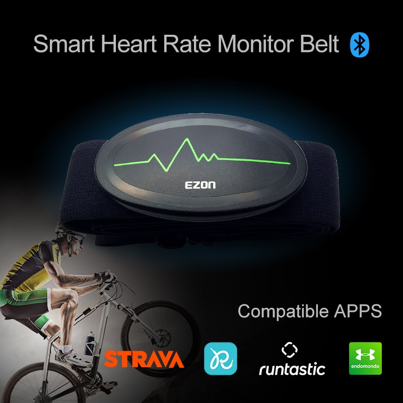 Hartslagmeter Bluetooth Pulse Sensor Cardio Sport Borstband Riem Hartslagmeter Polar Stijl Hartslag Meter Voor sport