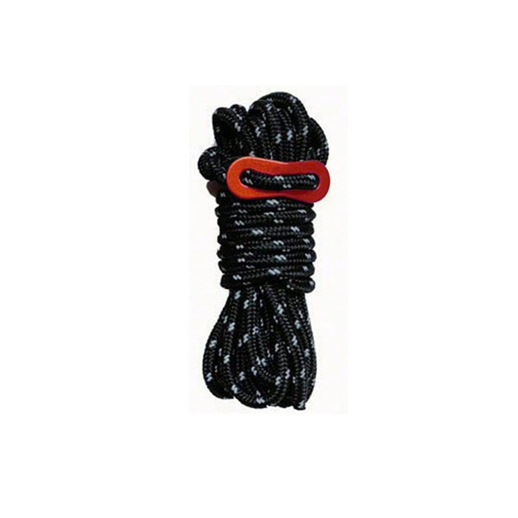 Cordes de tente extérieure, cordes réfléchissantes, cordes d'auvent, cordes coupe-vent renforcées avec boucles pour assurer la sécurité des accessoires de Camping: Black