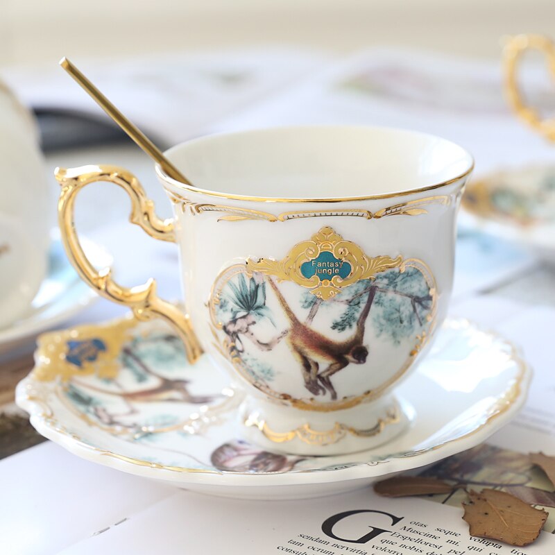 Europese Luxe Koffie Koffie Mok Reizen Leuke Mok Keramische Koffie Mok Geïsoleerde Koffie Mok Grappige Caneca Drinkware BB50: style 2