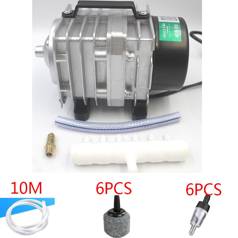 Air Compressor ACO Series Electromagnetic Aquarium Pump Oxygen Aquarium Fish Pond Compressor: ACO318A