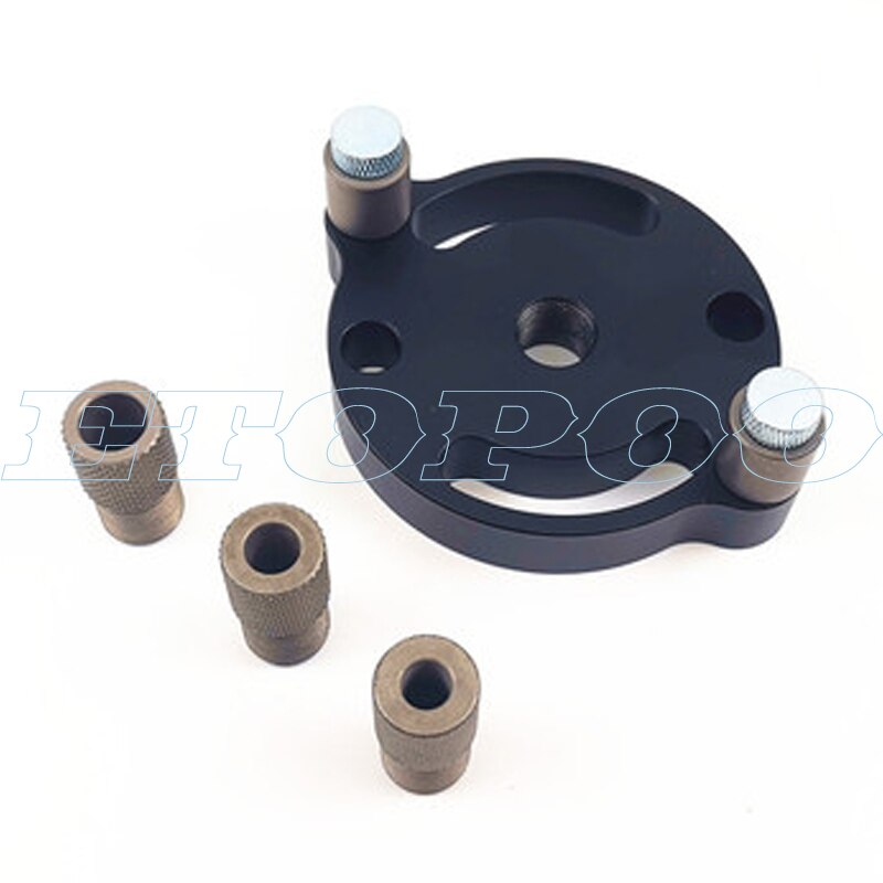 Woodworking Pocket Hole Jig 6/8/10mm Self-centering Vertical Doweling Jig Drill Guide for Locator Hole Puncher Carpentry Tools: Gold