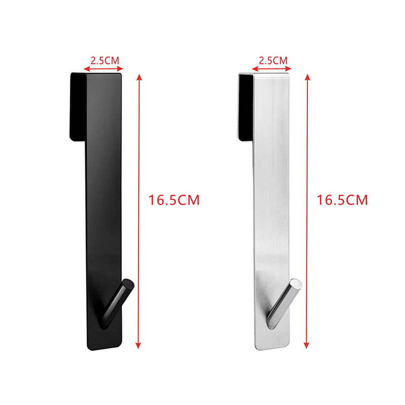 Badkamer Douchedeur Achterhaak Roestvrij Staal Over Glazen Deur Douche Handdoekenrek S-Vorm Badkamer Badjas Hanger Houder Haken