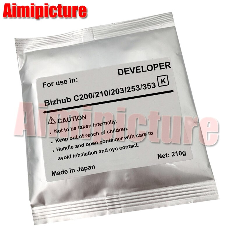 Pó Para Konica C200 C210 C203 C253 C353 Desenvolvedor DV211 peças da copiadora Minolta C 200 210 203 253 353 Desenvolvedor 210 g/saco