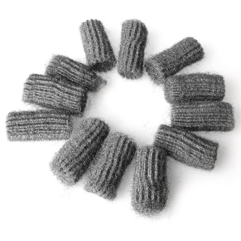 C63B 12Stck Stahl Wolle Pads Küche Draht Reinigung Edelstahl Ball Pfanne Reiniger Neue
