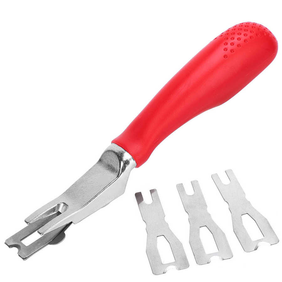 U-Type Blade Wheeled Vinyl Groover Floor Grooving Slotting Pull Hand Flooring Tool Slotter PVC Vinyl Welding Plastic Welding Kit - 1420