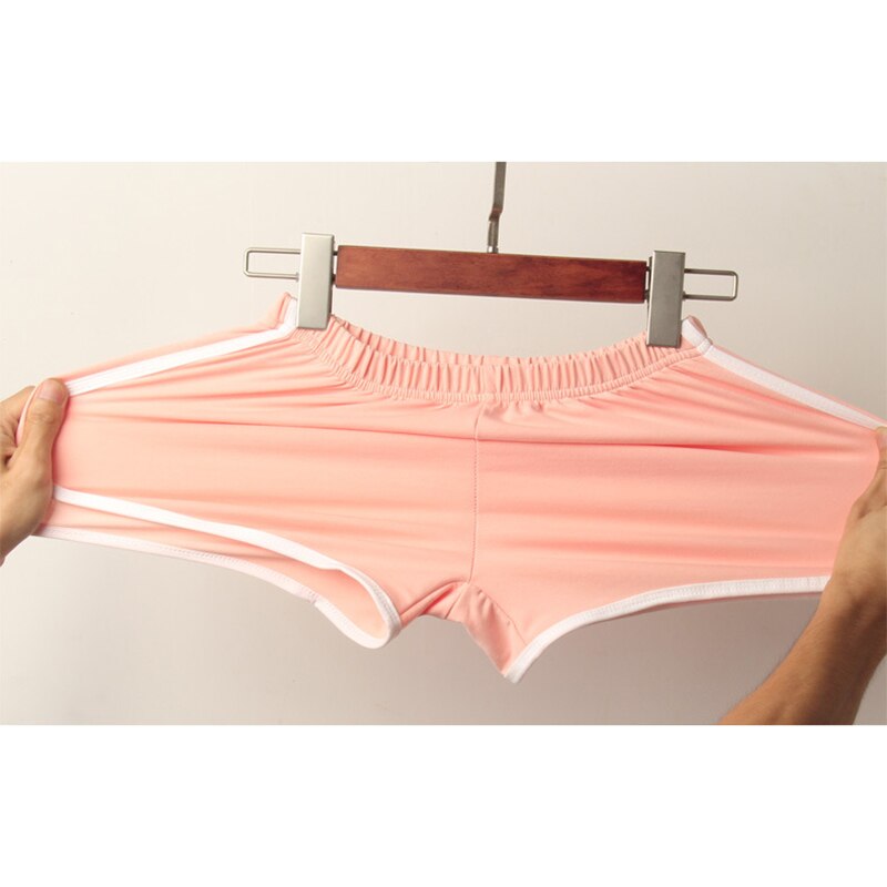 Short de sport pour femmes, couleur bonbon, Anti-vide, slim, décontracté, taille élastique, plage, pantalon court, été