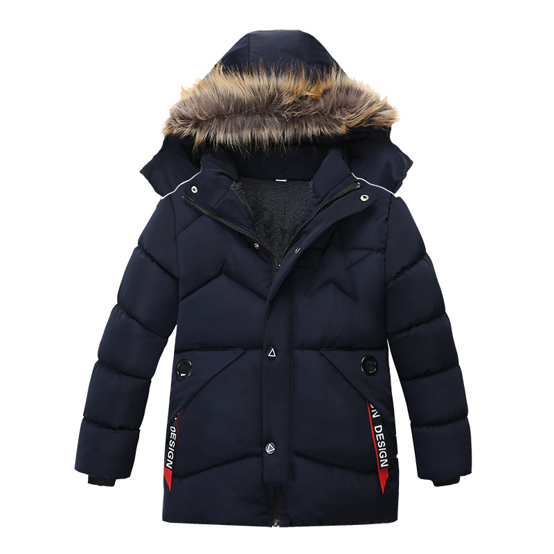 2022 Herfst Winter Baby Jongens Jas Jas Voor Jongens Kinderen Jas Kinderen Hooded Warme Bovenkleding Jas Voor Jongen Kleding 2 3 4 5 Jaar