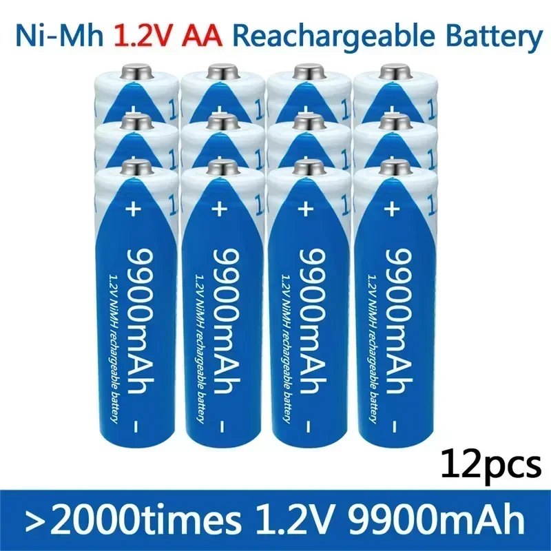 -batería recargable para pistola de temperatura,pila AA de 1,2V,2500mAh, Ni-MH,para ratón de juguete con control remoto: Yellow
