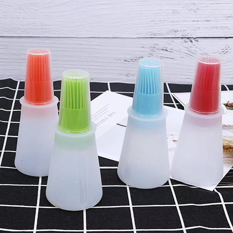 Kitchen Tool Portable Oil Bottle with Brush Grill Cooking Dispender Oil Brushes Liquid Oil Pastry Baking BBQ Tool BBQ Outdoor
