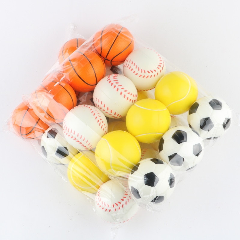 Calcio Lento Aumento Anti-stress Giocattoli Spremere Berretto Da Baseball Palla Da Tennis Baseketball Squishy Antistress Relief Sfera di 6.3 centimetri 7.6 centimetri 10cm