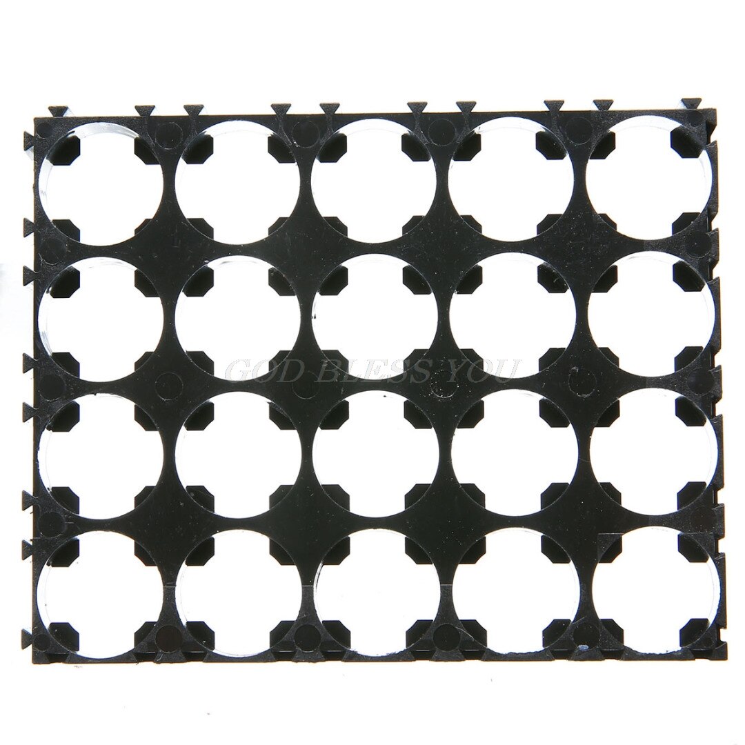 Onsale 10Pcs 4x5 Cell Battery Spacer 18650 Battery Radiating Shell Pack Plastic Heat Holder Bracket