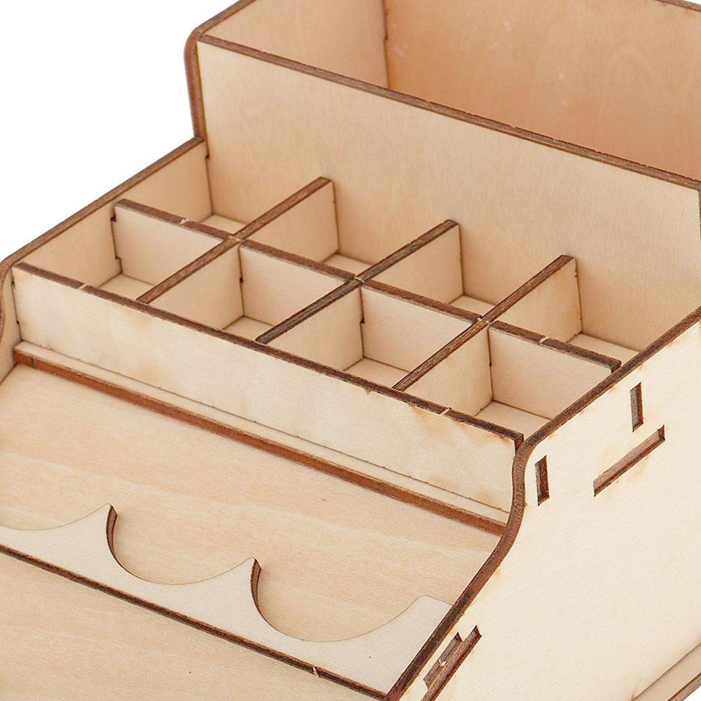 Estante Modular de madera para pintura en , contenedor multifunción de almacenamiento de herramientas, soporte organizador, D9X9,