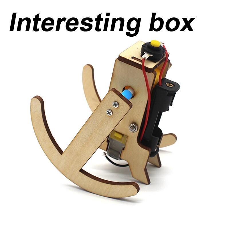 Robot de rotación, maqueta de montaje manual creativa, DIY, producción de tecnología de ensamblaje para estudiantes de escuela primaria y secundaria