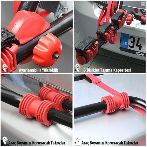 Bicycle Carrier (3 Bicycle Carrying Capacity)