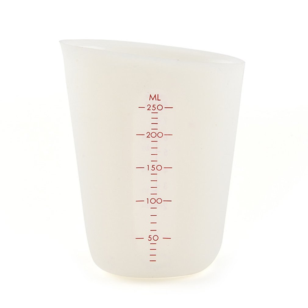 Visual Scale Cup Silicone Baking Measuring Cup High And Low Temperature Resistance Integrated Molding Food Grade