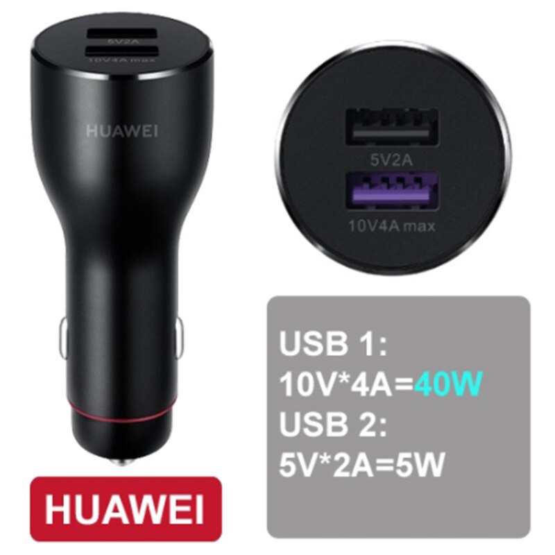 Huawei Caricabatteria per auto Veloce Huawei Originale Sovralimentare 22.5W 40W Caricabatterie Rapido 18W Compagno 30 5G P 30 20 Più Il Compagno di 20X20 10 9 pro Nova