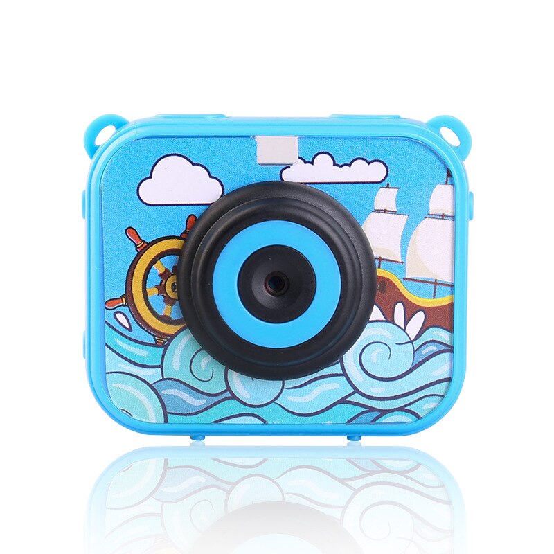 2" LCD Screen Kids Action Camera Sport Cam for Skiing Swimming Go Waterproof 30M Pro Mini Camera DV Video Recorder Birthday: Blue