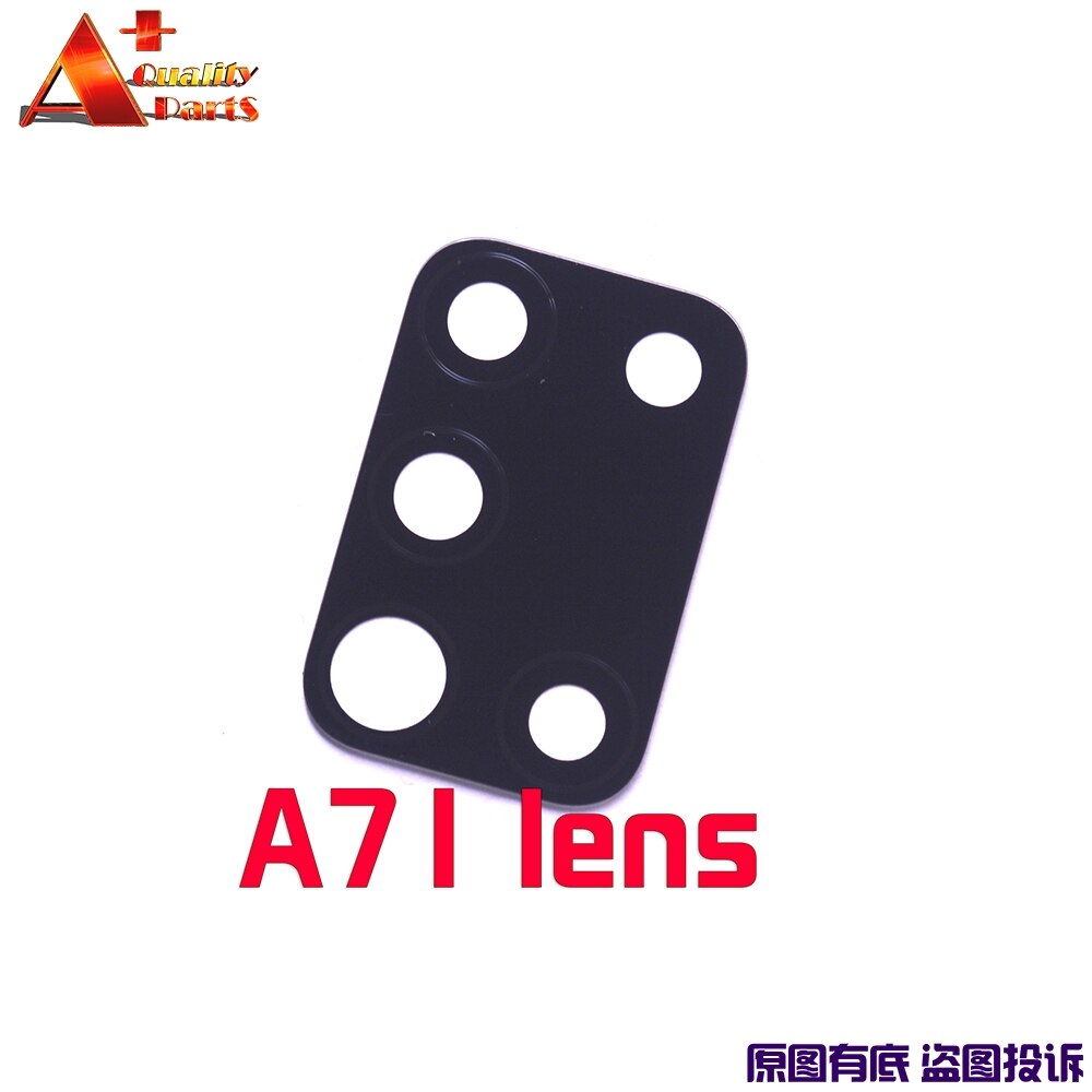 Back Rear Camera Lens Glass with Cover Frame Ring Holder Braket Assembly for Samsung Galaxy A31 A51 A71 5G A515 A516 A715 A716: A71 Lens