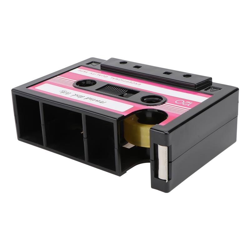 1pc Cassette ruban porte-stylo bureau rangé conteneur bureau maison Pot à crayons