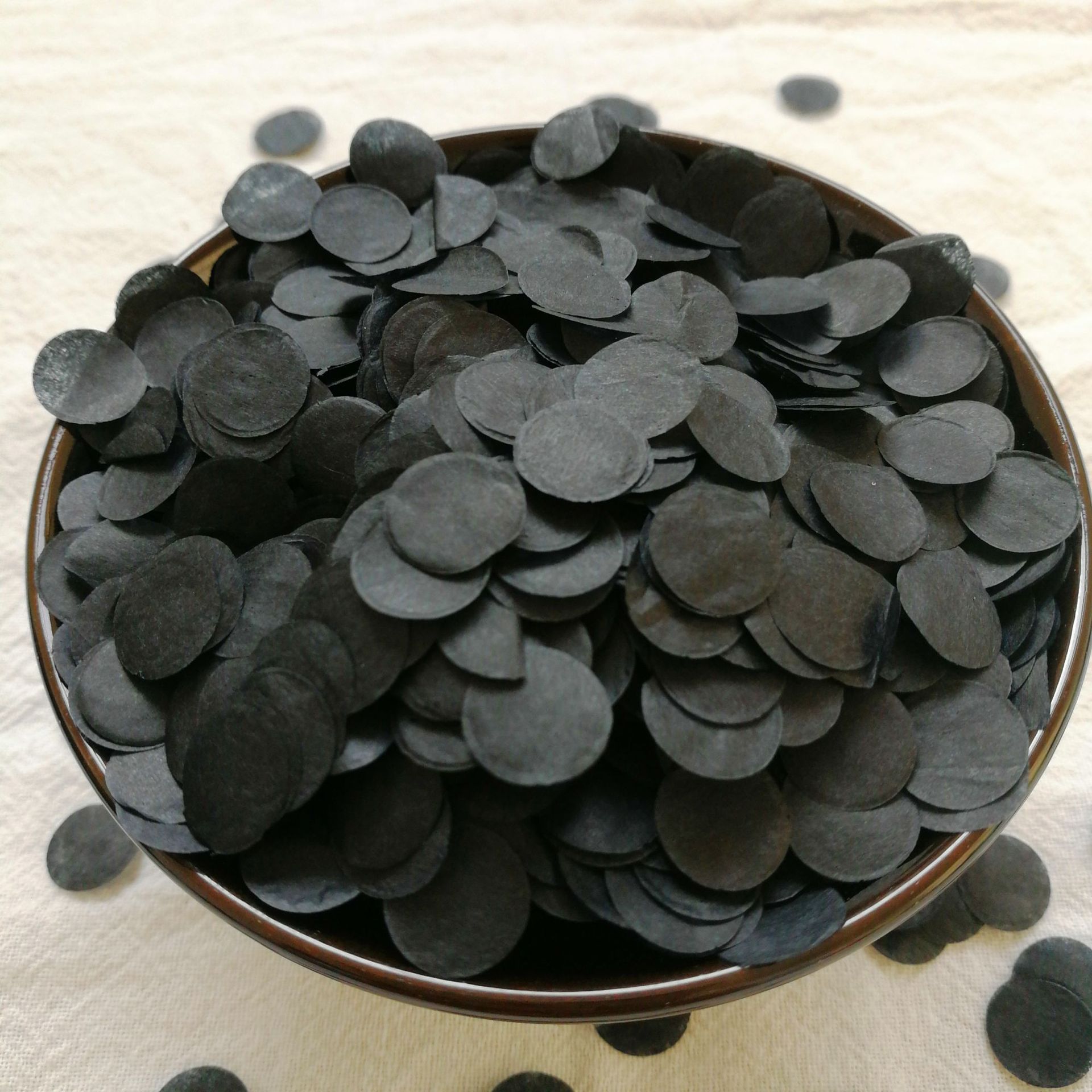 30 gram Paper Confetti Biodegradable Wedding Birthday Baby Shower Party Big Round Confetti Multicolor White Blue Pink Sprinkles: Brown