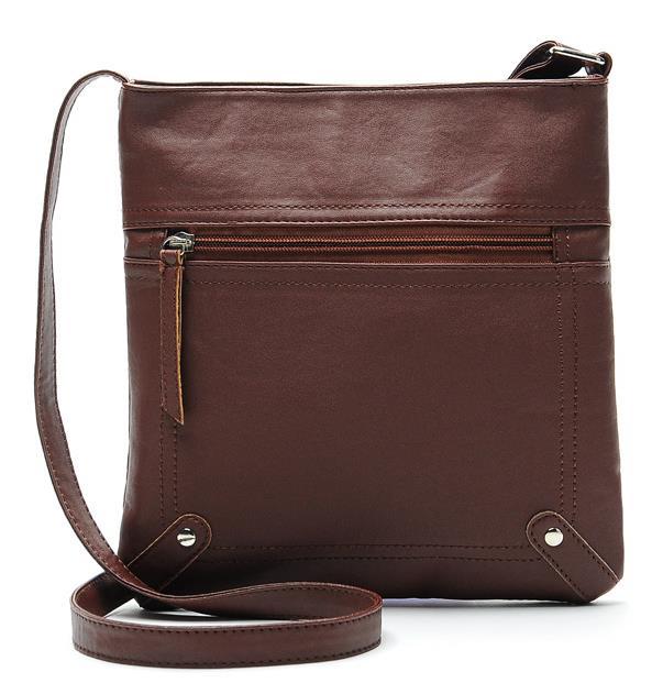 Yogodlns Ontwerpers Vrouwen Messenger Bags Vrouwtjes Emmer Tas Lederen Crossbody Schoudertas Handtas Satchel: darkbrown