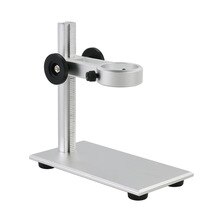 Support de support de Microscope électronique numérique USB universel en alliage d'aluminium support réglable de levage avec éclairage de fond de LED