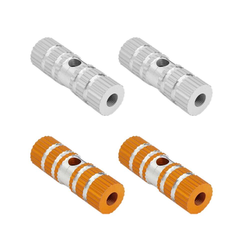 2Pairs Foot Pegs MTB Pedals Front Rear Axle Footrest Peg Aluminum Nonslip Bicycle Pedal Bike Accessories
