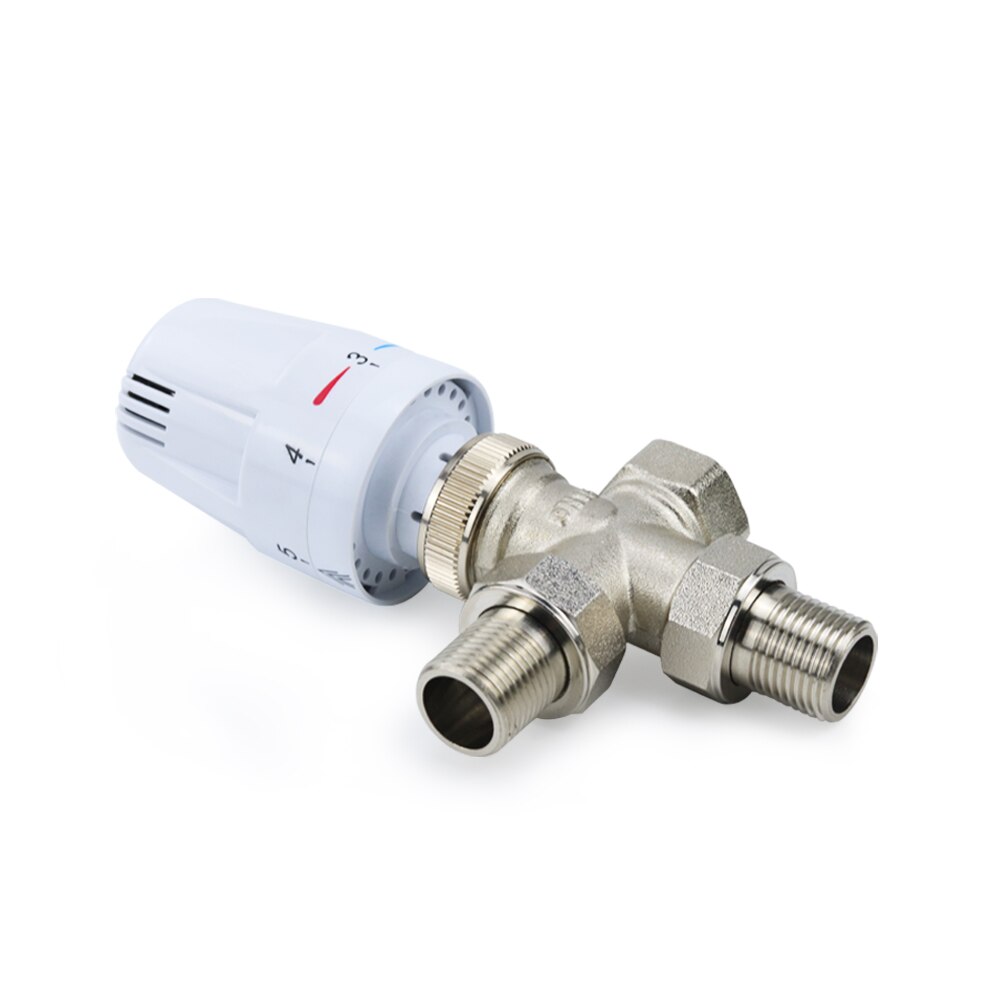 Válvula termostática de três vias, 1/2 &quot;/3/4&quot; 1 &quot;, radiador dn15 dn20 dn25, válvula automática de controle de temperatura, aquecimento da parte inferior do piso