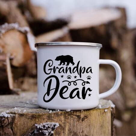Worlds Best Grandpa coffee Mugs tea cups Grandfather Birthday Best Grandpa Worlds Best Grandad Mug: XH4639-A015WH-8
