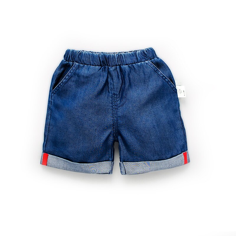 Prøv produkter gratis sommer baby drenge denim shorts til børn drenge piger shorts mærke trusser bløde sportsbukser: 3m